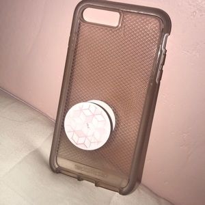 Accessories | Iphone 7s Plus Case Along With A Pop Socket | Poshmark